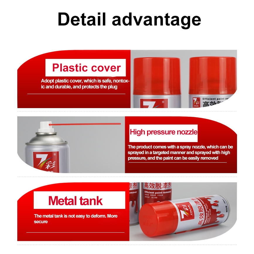 Paint Remover 450ml Powerful Paint Remover For Automobiles Quick Paint ...