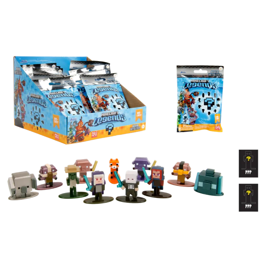 Jada Toys Minecraft Legends Nano Metalfigs (Random) Shopee