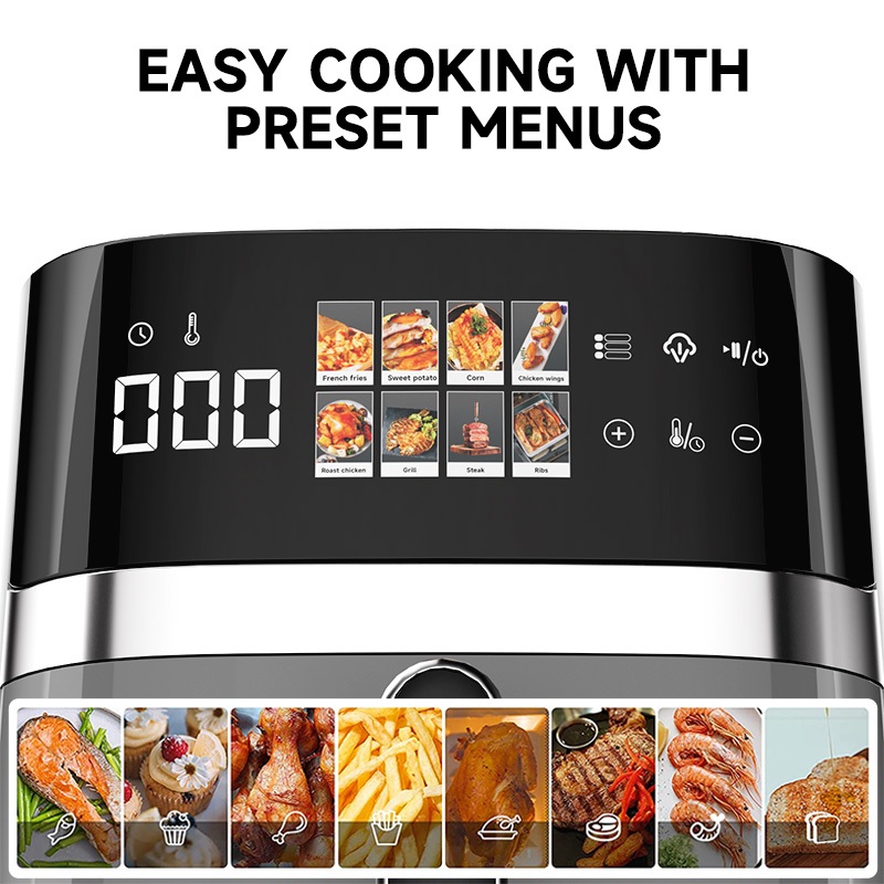 Tixx Air Fryer 9L Smart Touch Multi Function Digital Display Healthy