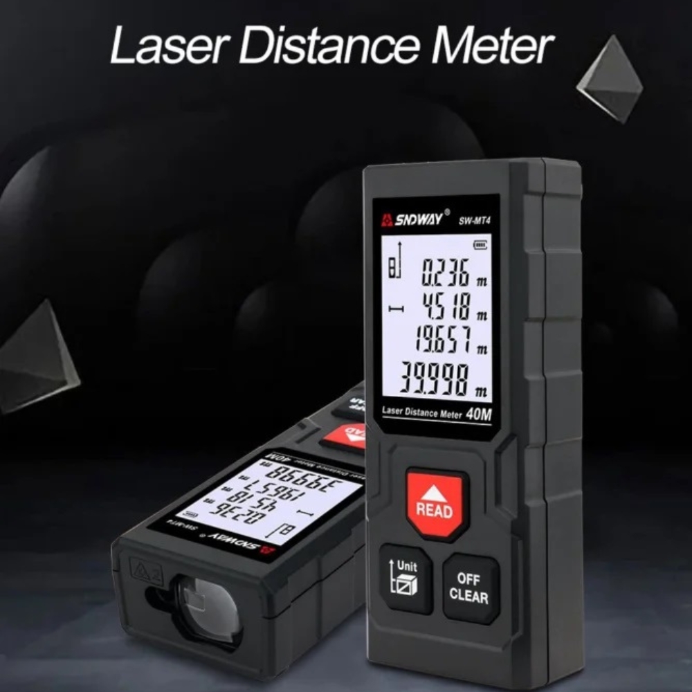 SNDWAY Digital Laser Distance Rangefinder Meter w/ 40M Measurement ...
