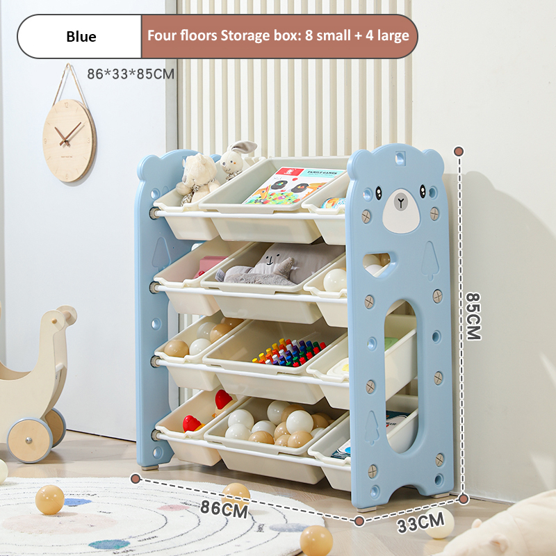 4 layer Toys storage rack for kids toy shelves toy organizer toy for ...