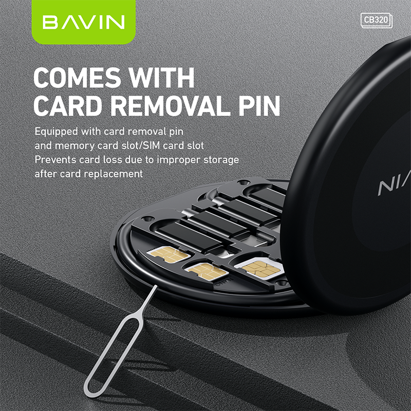 BAVIN CB320 8IN1 Phone Charging Cable for Type-C & USB Adapter/Sim ...