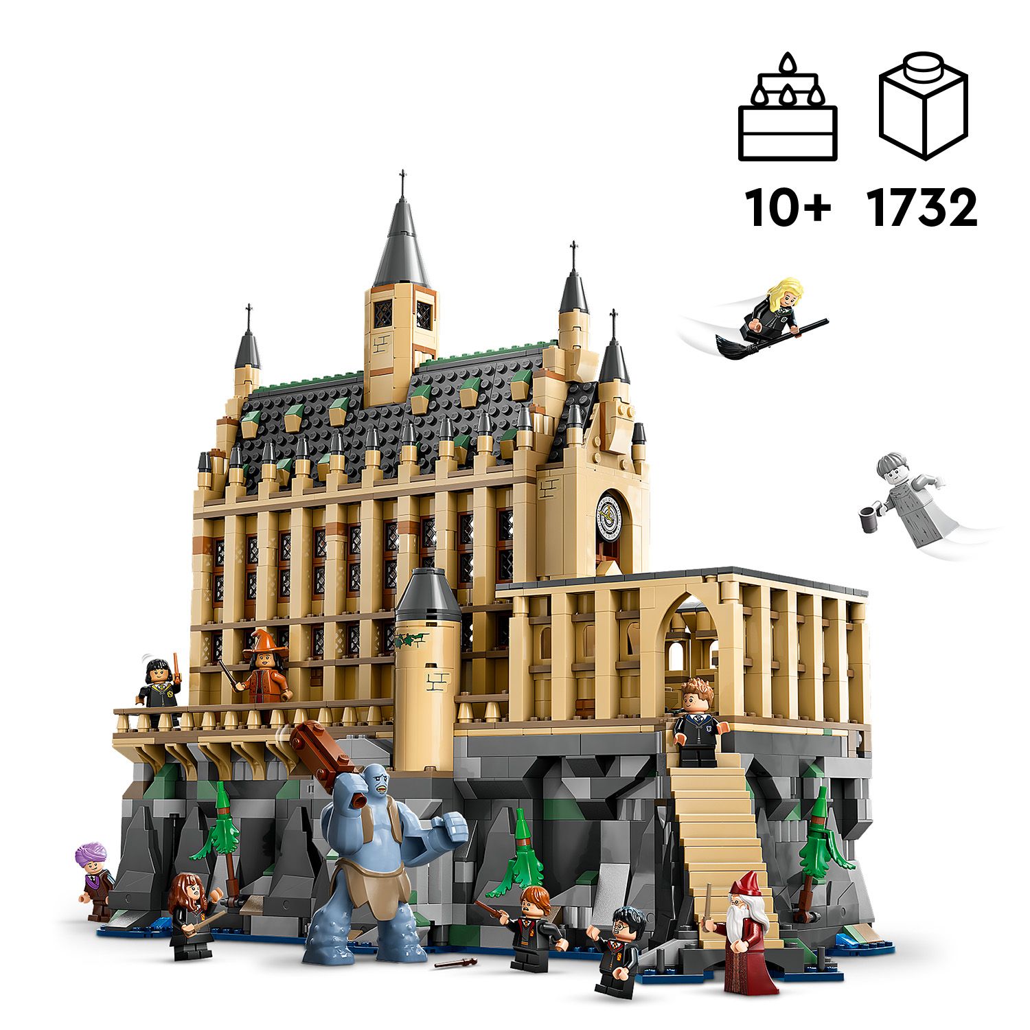 LEGO Harry Potter TM 76435 Hogwarts Castle The Great Hall 1732 Pieces Shopee Philippines