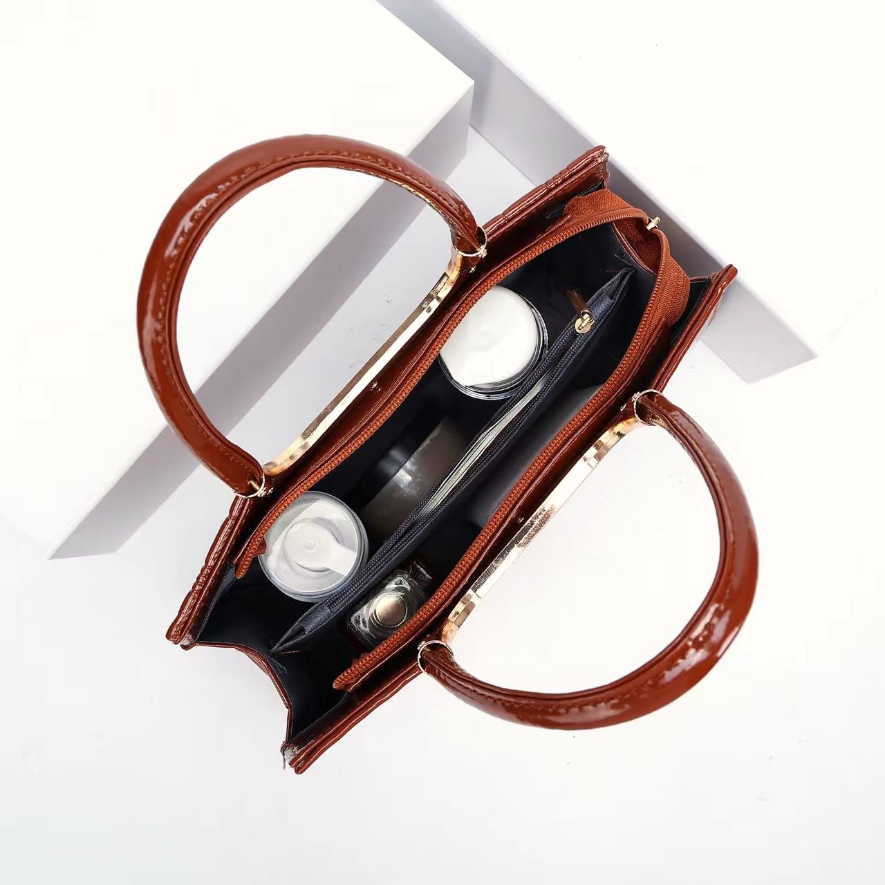 joiea 11415 Ladies shoulder bag sling bag front inbows design Shopee