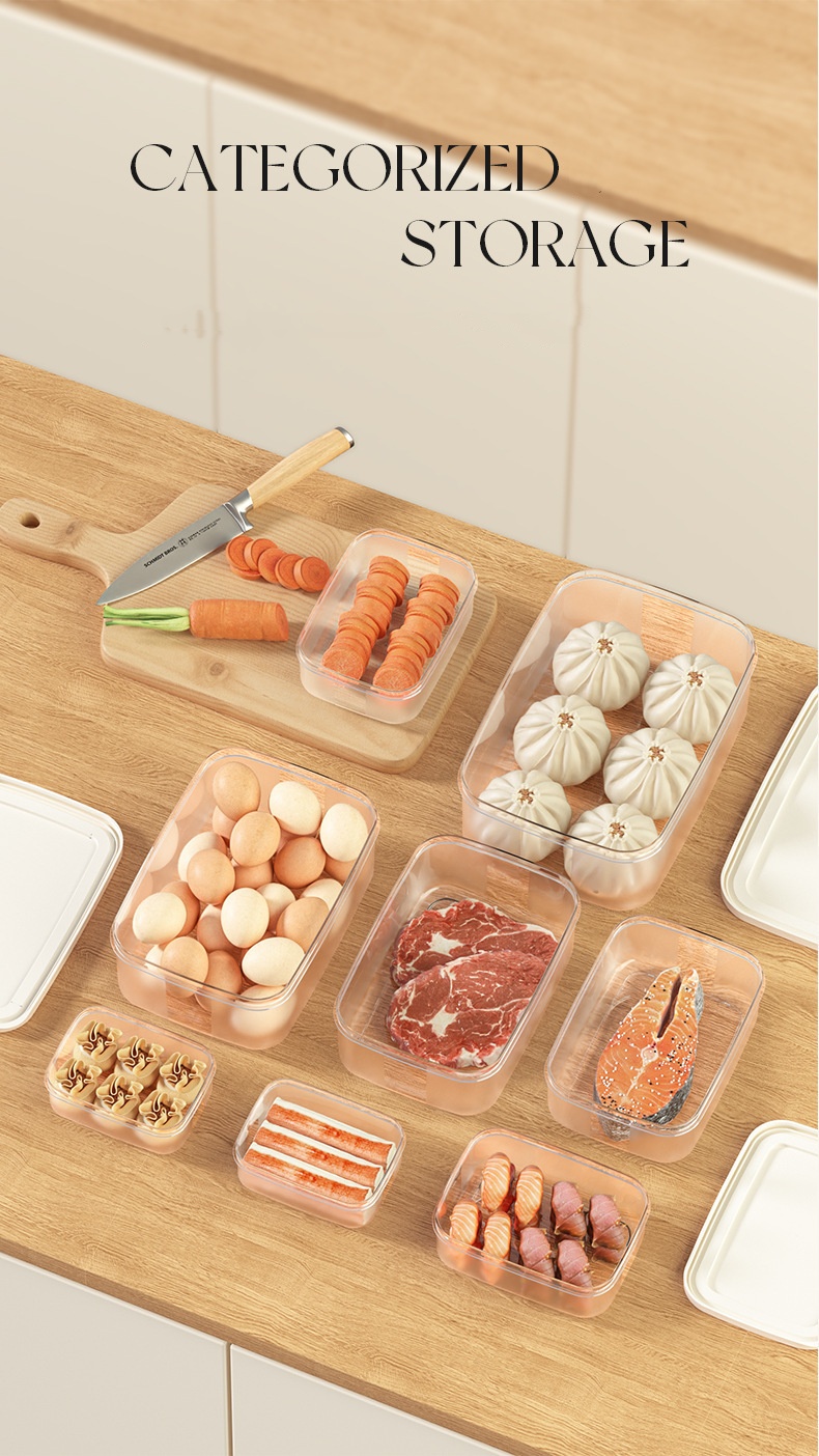 Ref Organizer Food Storage Food Container With Cover Food Sealed ...