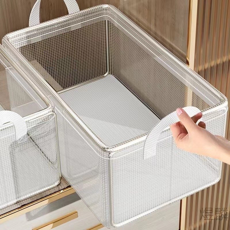 Foldable Clothes Organizer Storage Box Waterproof Wardrobe