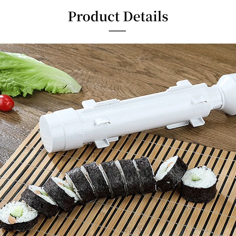 Sushi maker machine roller sushi tool roll mold making kit bazooka rice