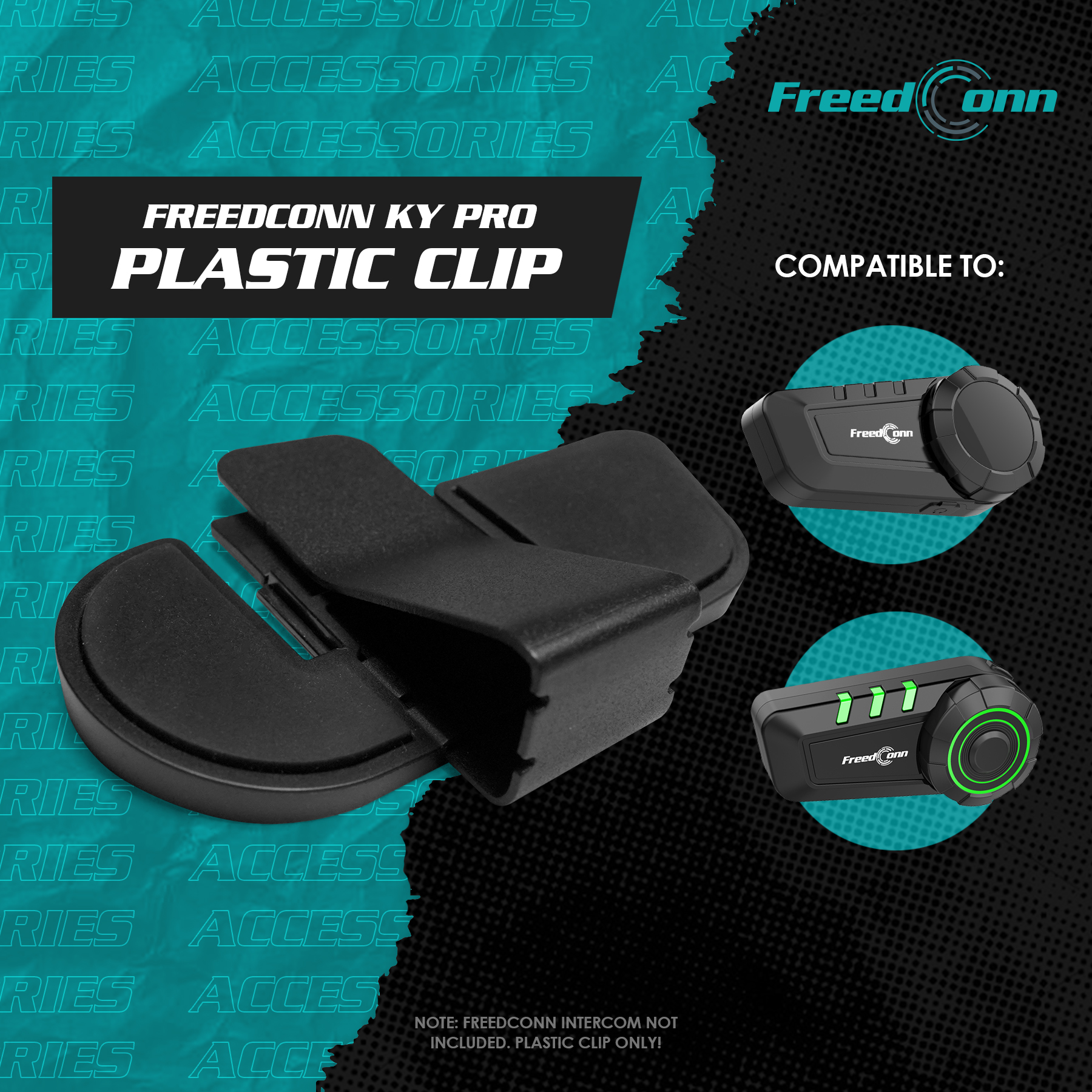Freedconn PH KY Plastic Clip Bracket Mount Only For KY Pro Motorcycle ...