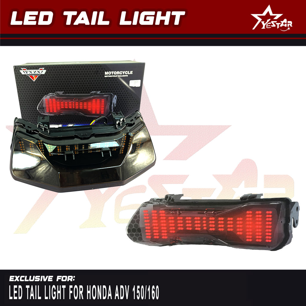 Yestar Racing Honda ADV 150/160 LED Tail Light Sleek Design Motorcycle