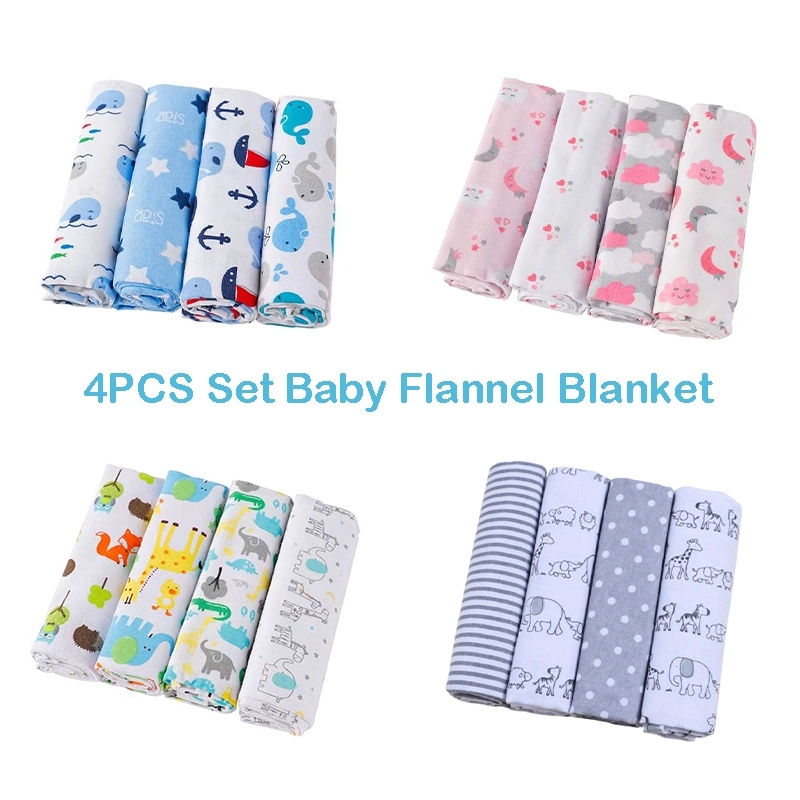 timi-4-pack-cotton-flannel-receiving-baby-blanket-for-newborn-infant
