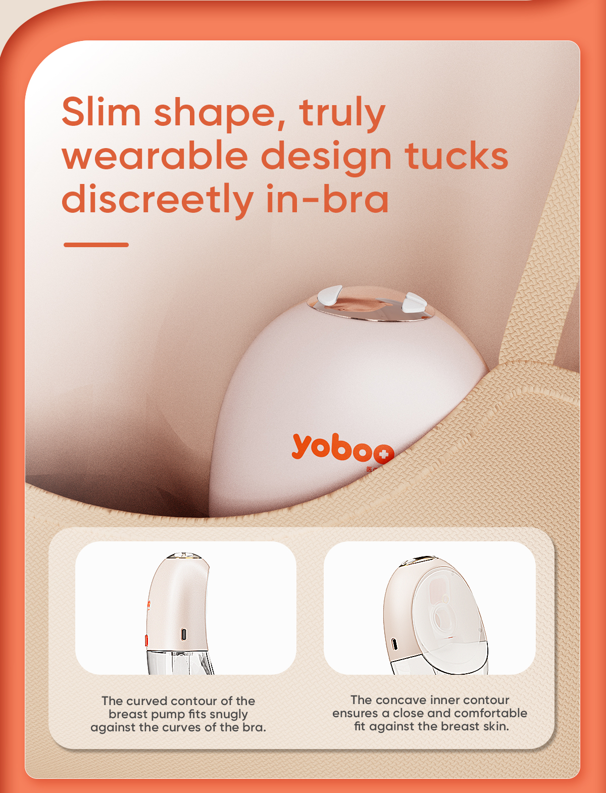 Yoboo Wearable Hands-Free Breast Pump With 150ml Capacity | Shopee ...