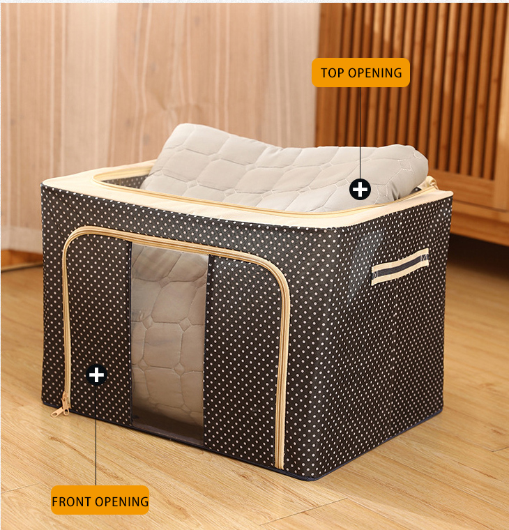72L100L Large capacity Folding Stackable Oxford Cloth Quilt Pillow Toys ...