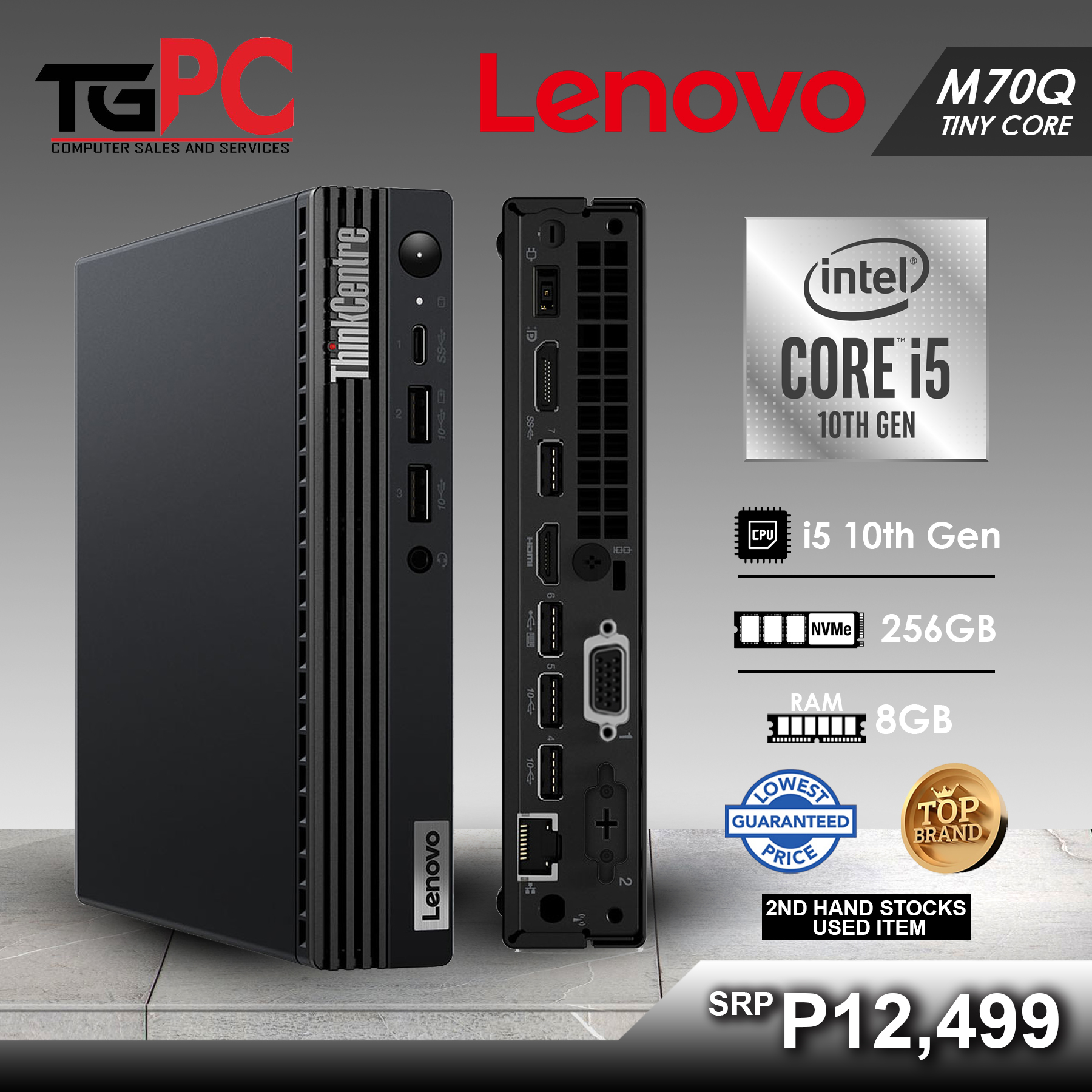 Lenovo Think Centre Mini pc i5 12th, i5 10th, i5 9th gen, i7 Lenovo Think Centre Mini pc i5 12th, i5 10th, i5 9th gen, i7