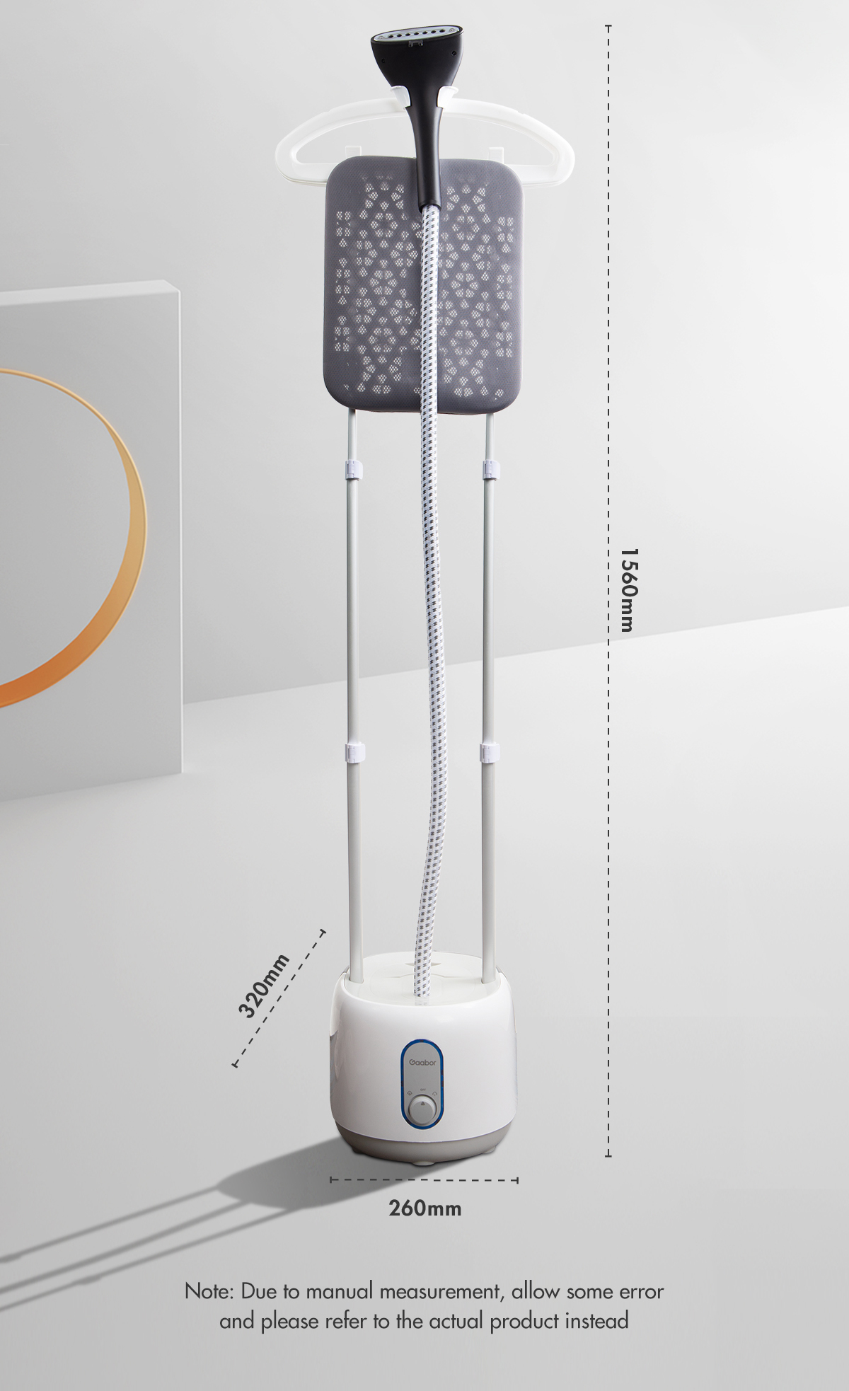 Gaabor Handheld Garment Steamer Vertical Ironing Machine Odor Remover