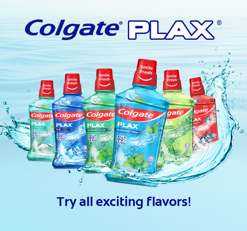 Colgate Plax Antibacterial Mouthwash Peppermint, NoAlcohol, Long