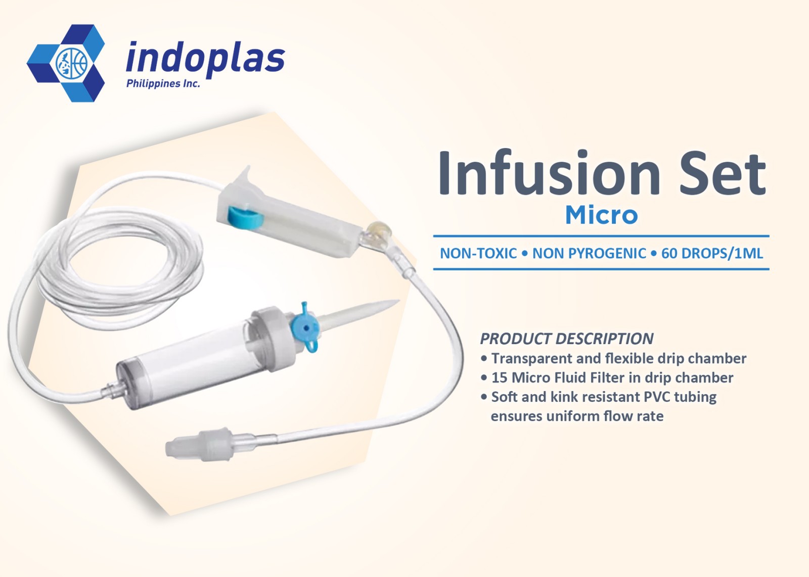 Indoplas Infusion Set - Microset (60 Drops) 25 Pieces | Shopee Philippines