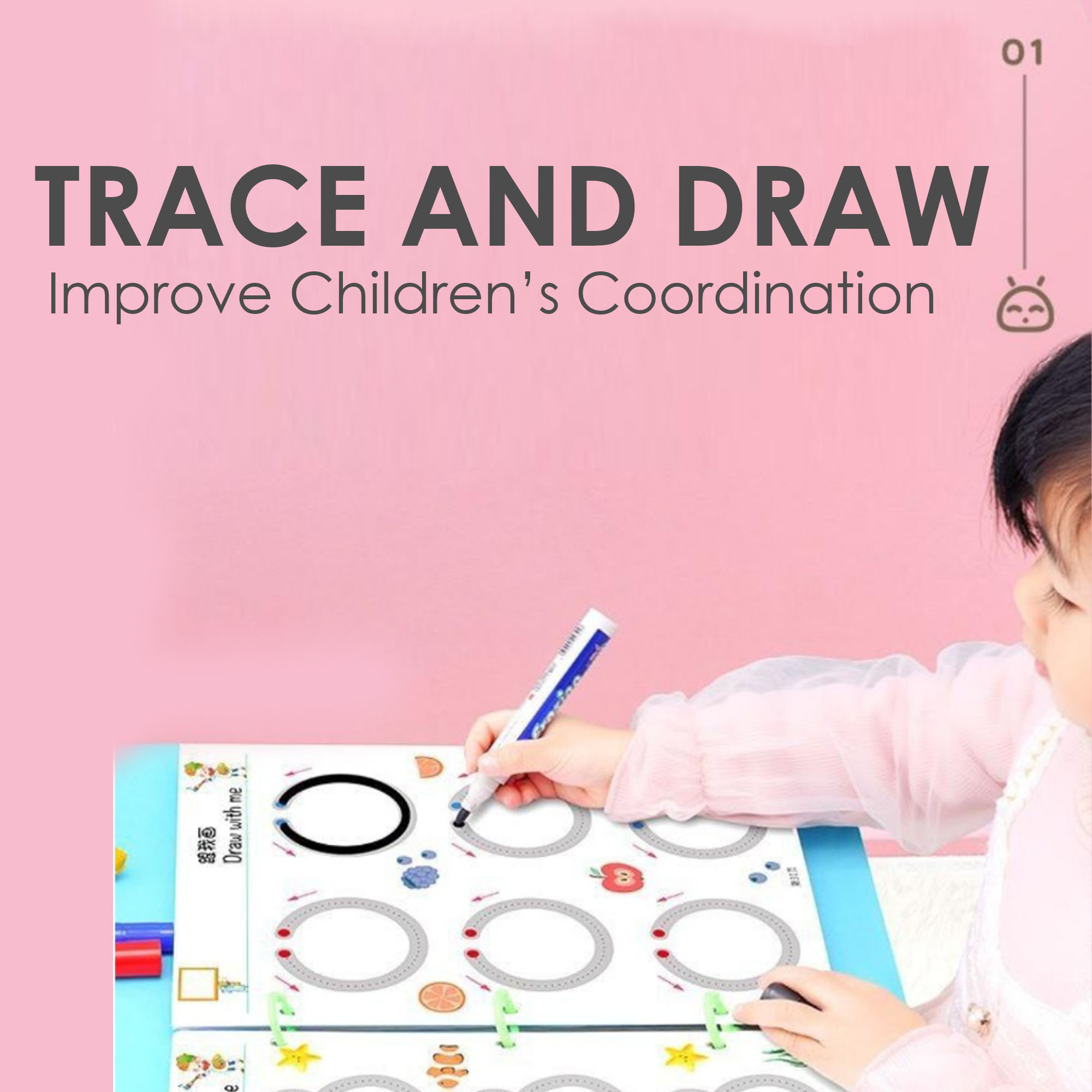 Pen Control Drawing Training Erasable Simple Strokes Early Education ...