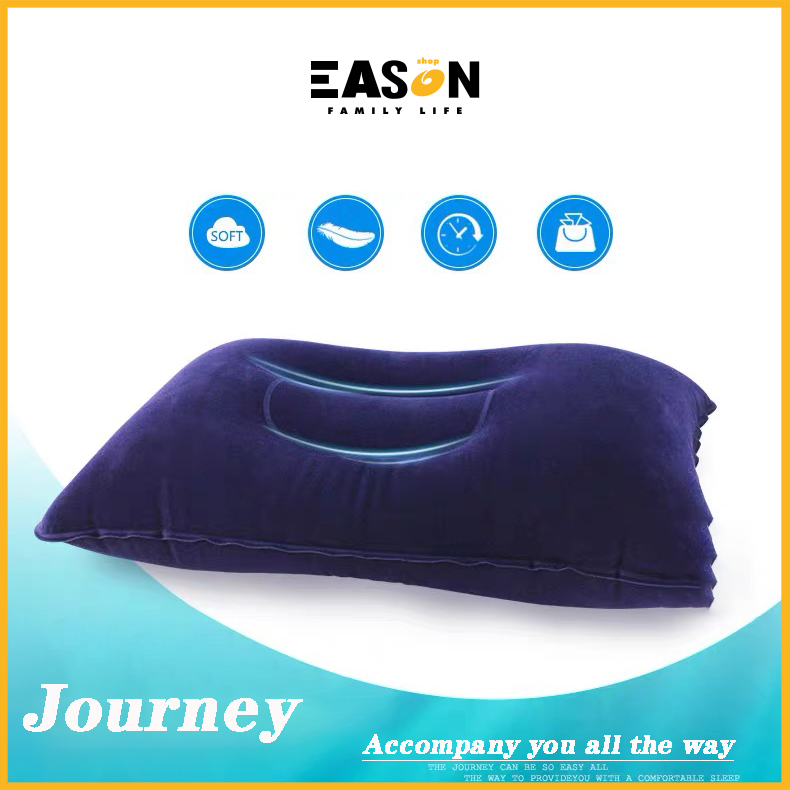 PVC Inflatable Pillow Neck Pillow Outdoor Travel Camping Pillow ...