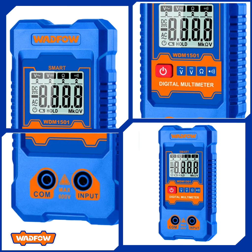 Wadfow LCD Digital Multimeter Multi-tester True RMS 2000 Counts with ...