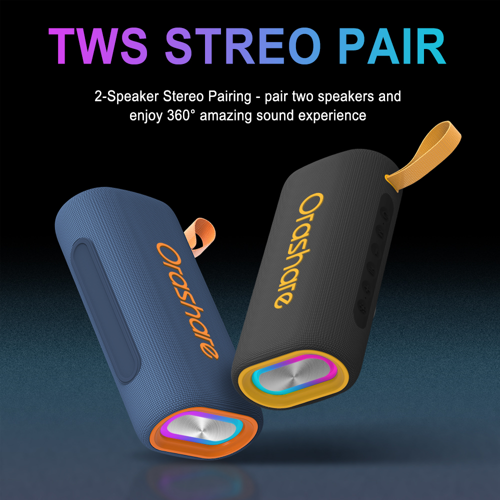 Orashare BS08 Portable Bluetooth Speaker 10W Wireless Speaker Super ...