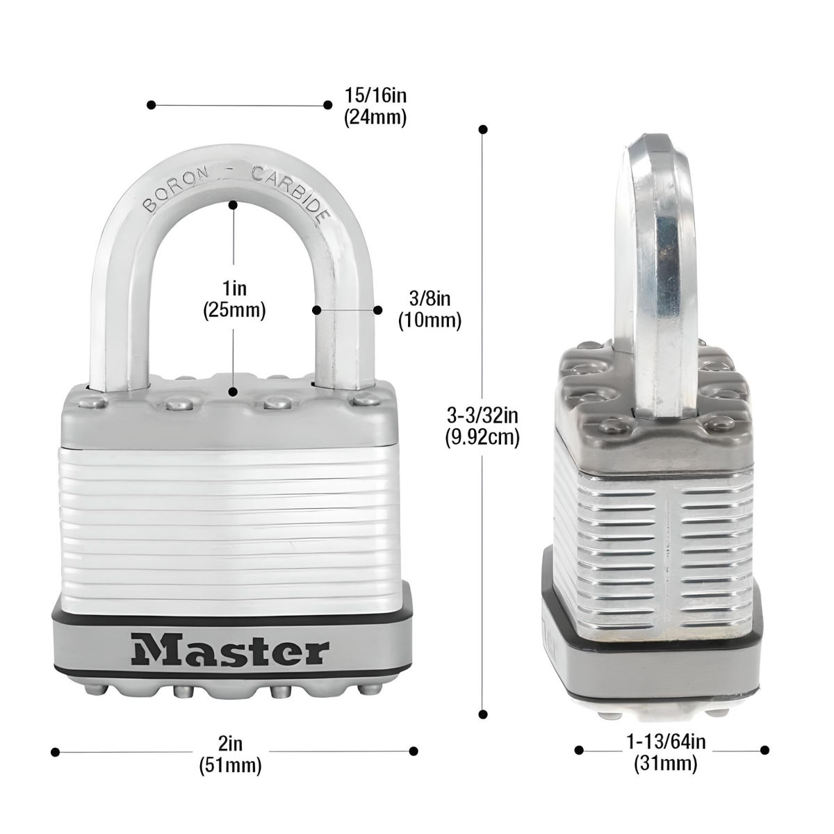 Master Lock M5XKAD Magnum Padlock 50mm | Shopee Philippines