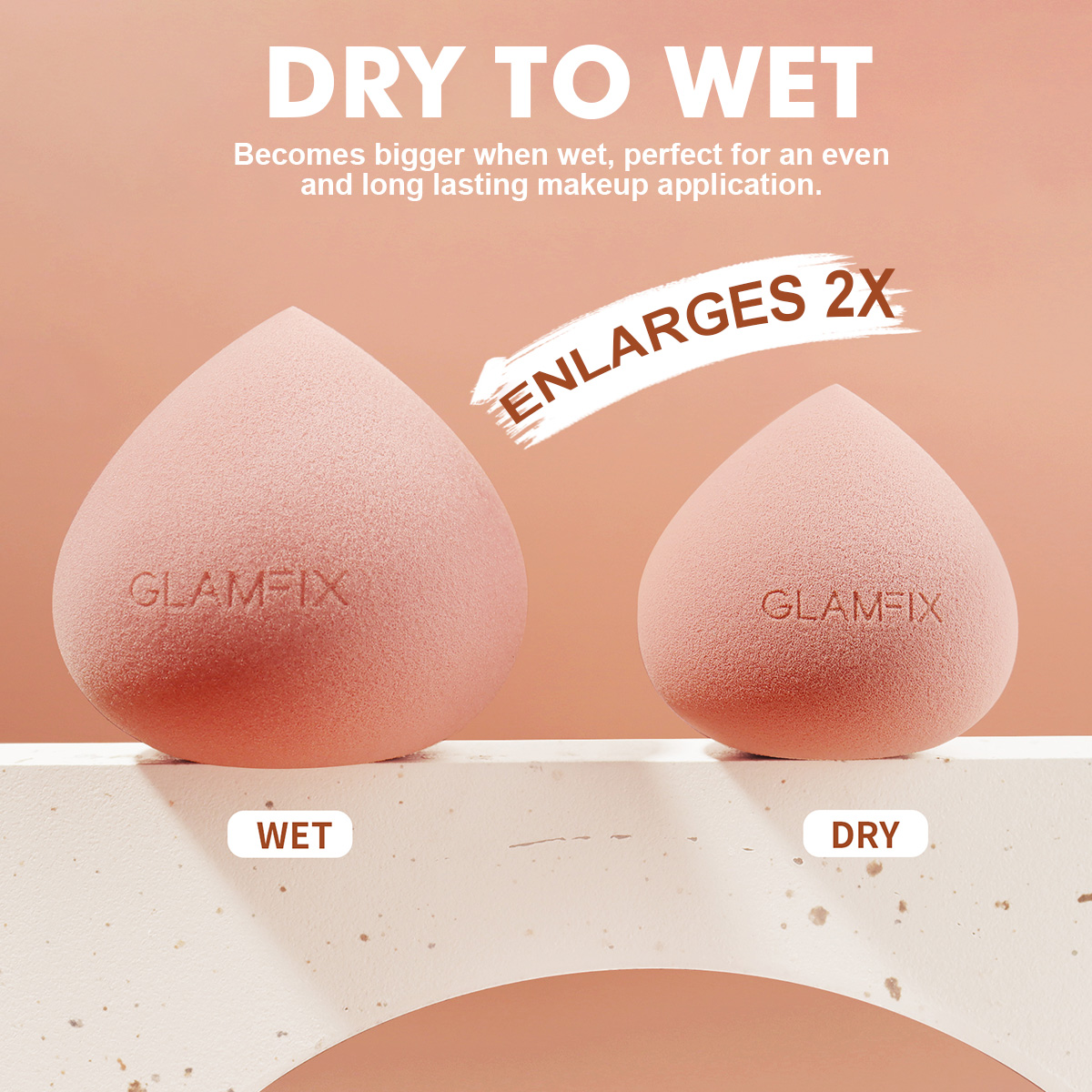 GLAMFIX BLOSSOM BEAUTY SPONGE- Sponge Beauty Blender Make Up Blender ...