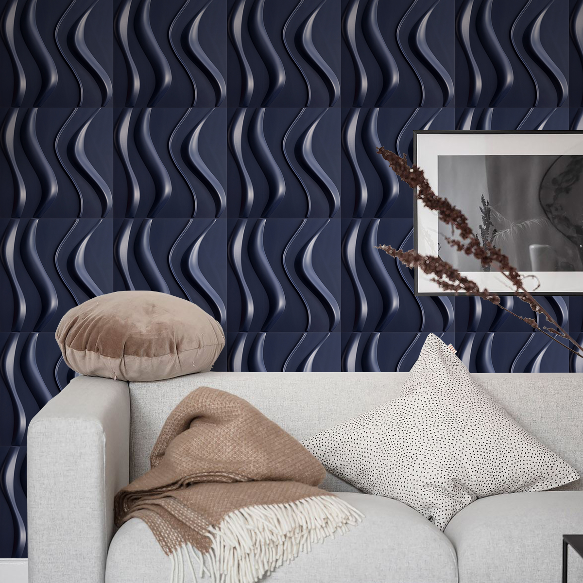 3D Pvc Wall Panel Design Sticker for Room Aesthetic Wall Design decor ...