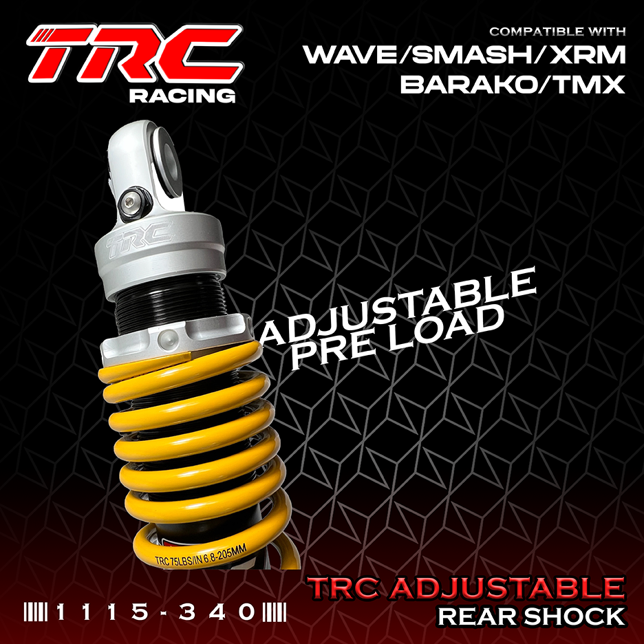 TRC RACING AI-TECH SERIES SUSPENSION for WAVE/XRM/TMX/CAFE RACER 1115 ...