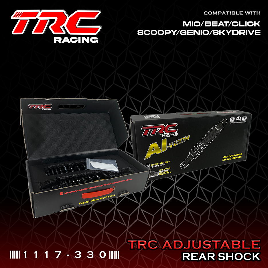 TRC RACING AI-TECH SERIES SUSPENSION for MIO/BEAT/CLICK 1117-330 ...