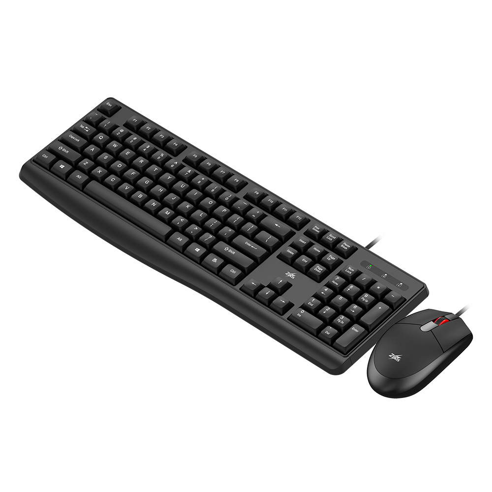 Zeus Office / School Keyboard And Mouse USB Wired Office Desktop Laptop ...