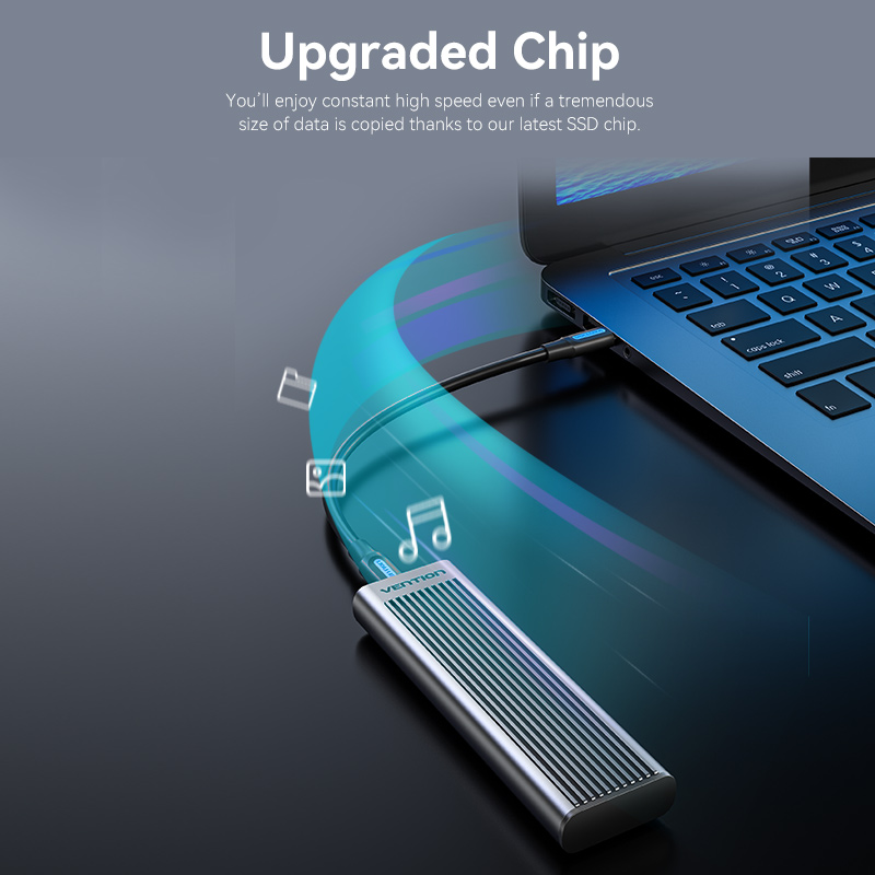 Vention NVMe SSD Enclosure (USB Gen 2-C) with Heat Sink