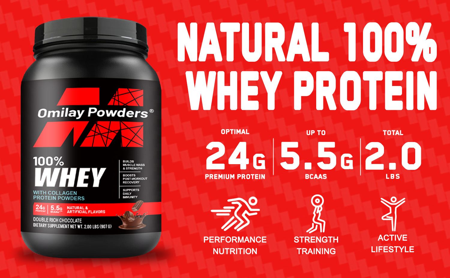 Omilay Whey Protein Powder Muscle Building Fat Loss Whey Protein ...