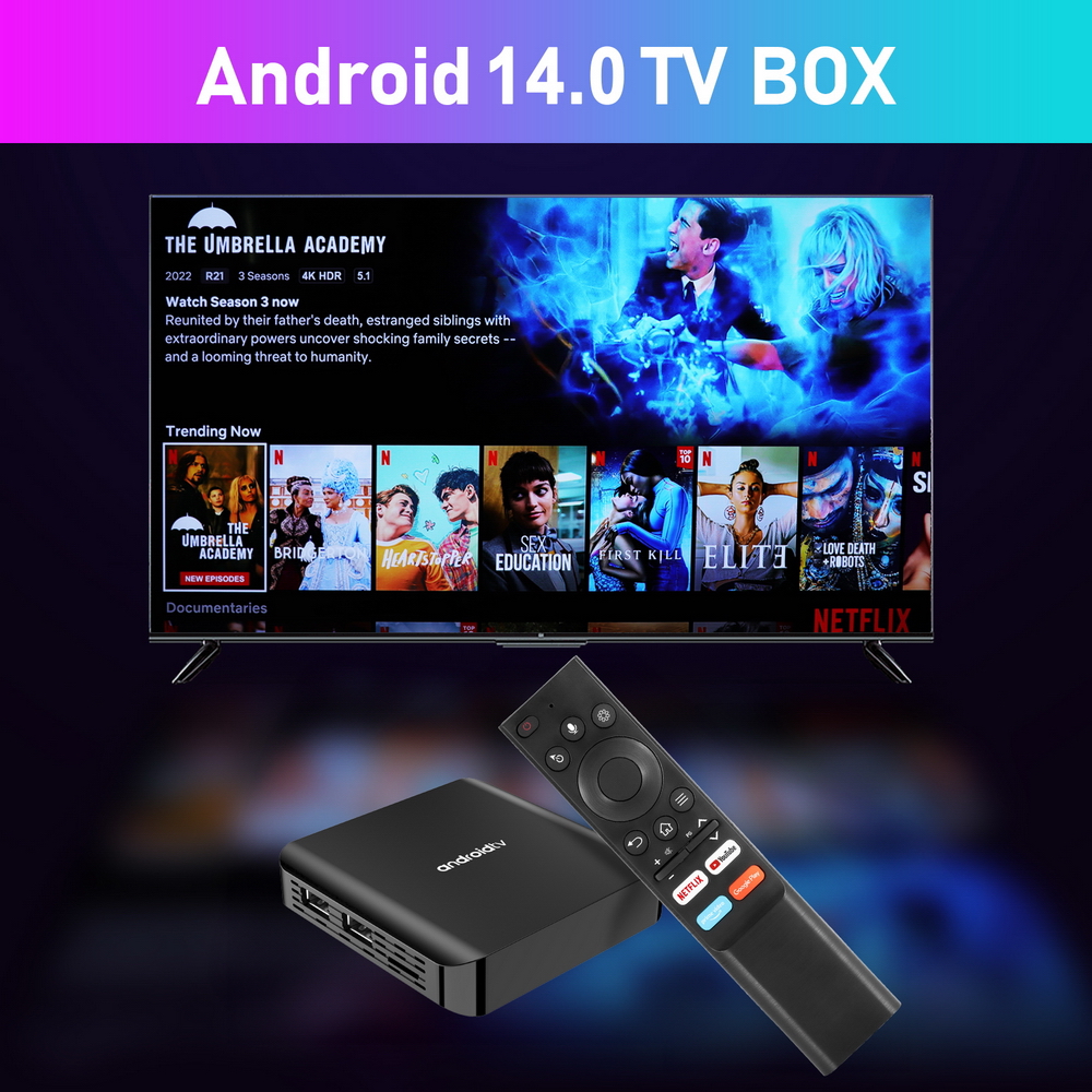 Smartifact TV98 ATV Plus Ultra HD 8K Smart TV Box Support 2.4G / 5G ...