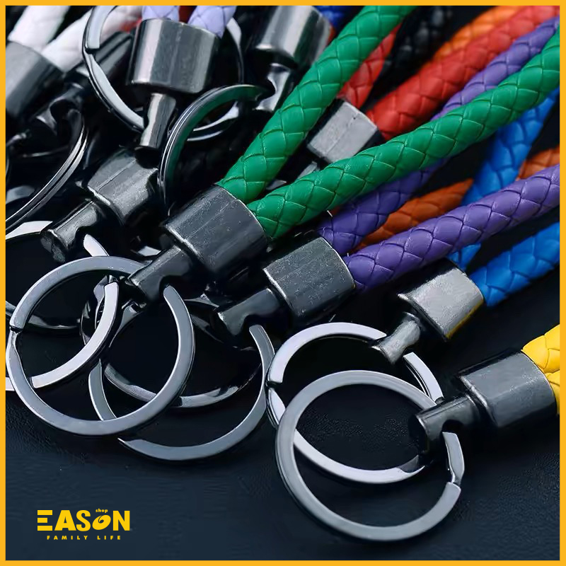 EasonShop COD Braided Woven Rope keychain DIY bag Pendant Key Chain ...