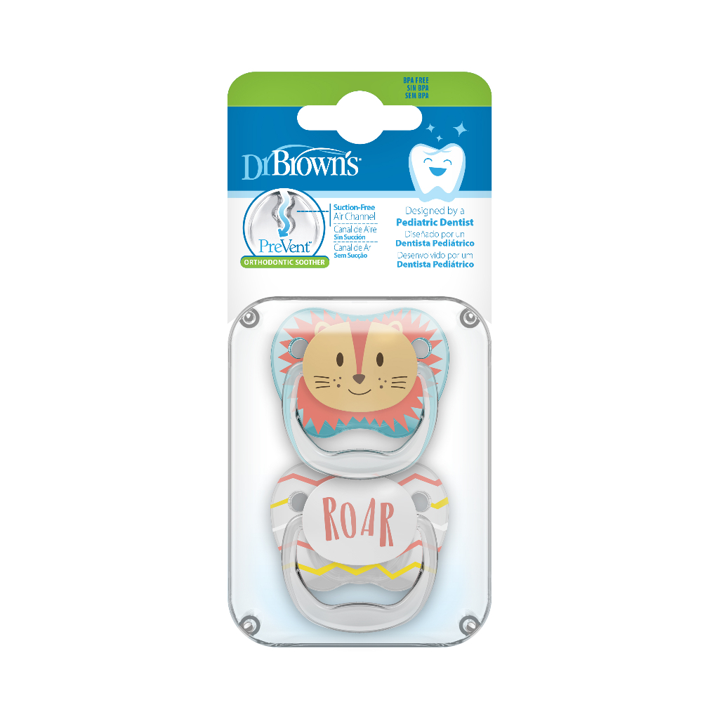 Dr. Brown's Pacifier Prevent Stage 1, 2pcs/pack 0 to 6 Months | Shopee ...