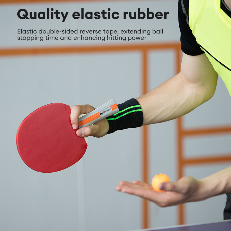 Deli Agnite F2310/F2320 Table Tennis Racke Set 2 Rackets 3 Ping Pong ...