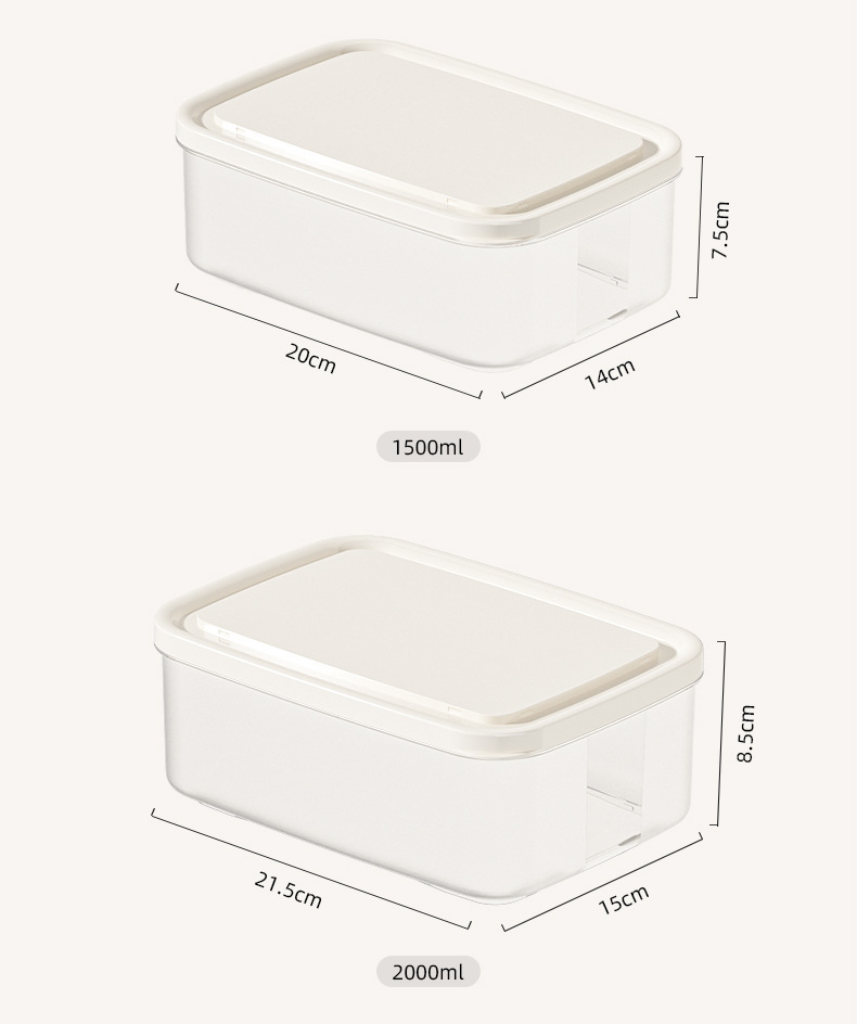 Ref Organizer Food Storage Food Container With Cover Food Sealed ...