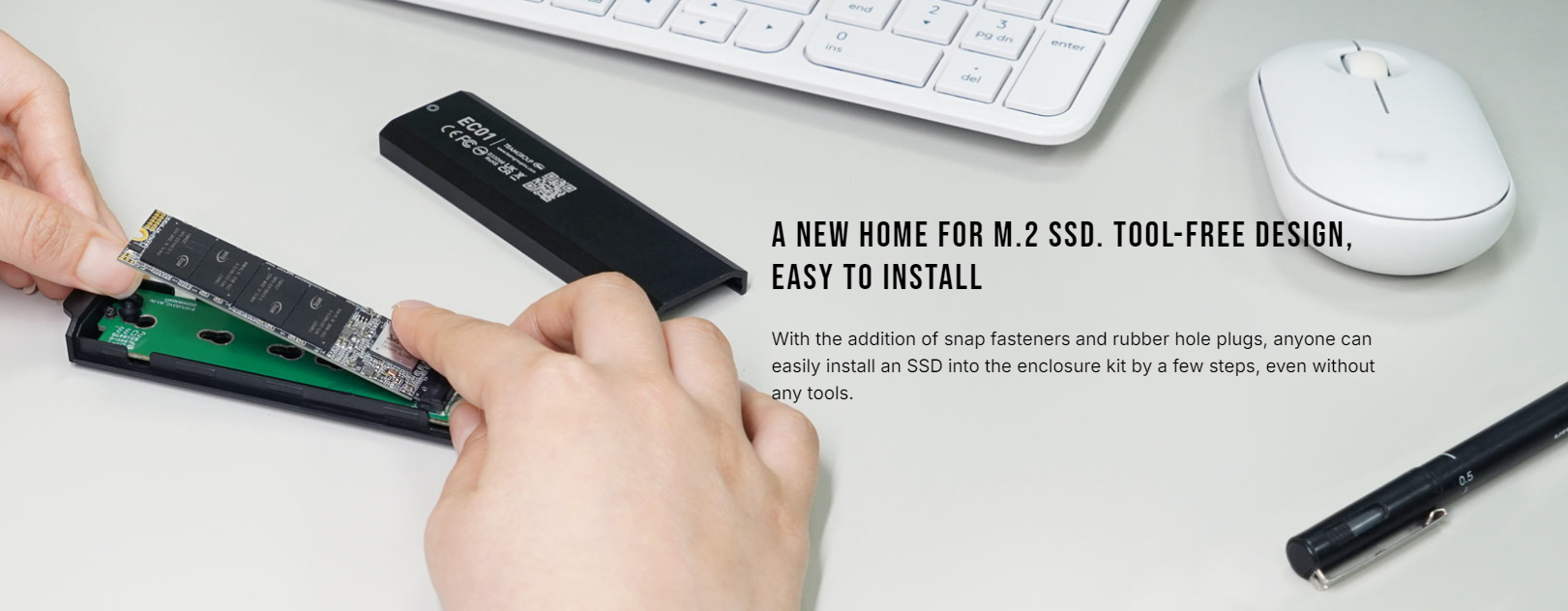 Itw | Teamgroup Solid State Drive SSD Enclosure Kit EC01 M.2 NVMe PCIe ...