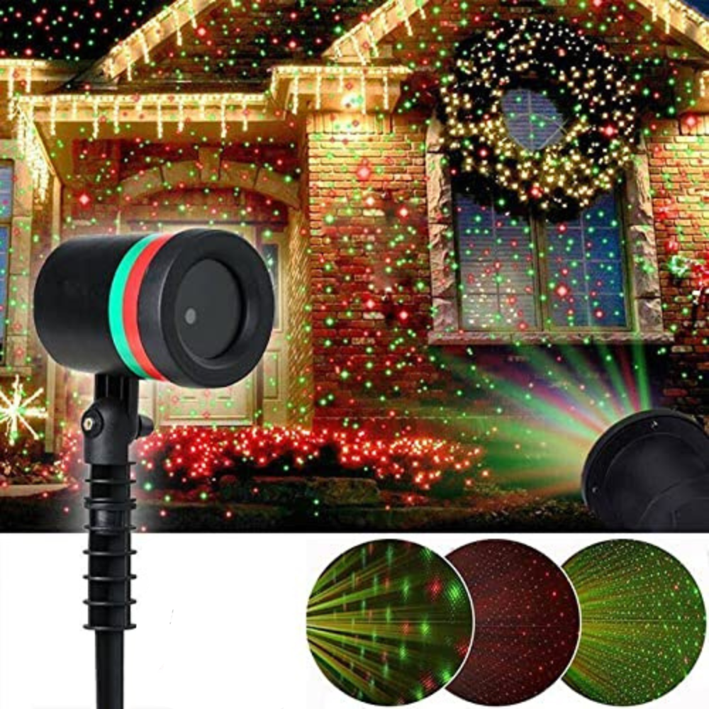 MultiColor Star Shower Projector Star Laser Motion Light Star
