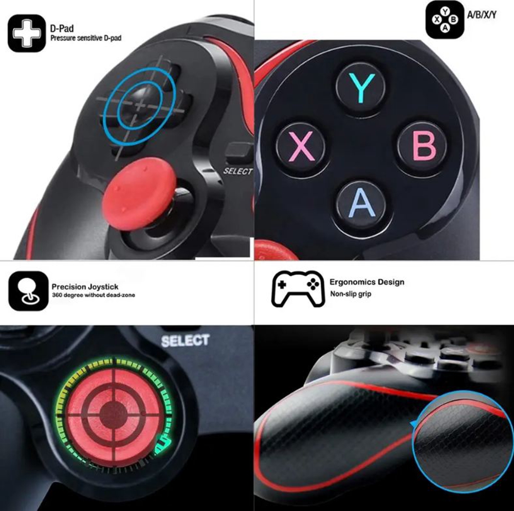 GEN GAME X3/T3 Wireless Bluetooth Gamepad Game Controller | Shopee ...