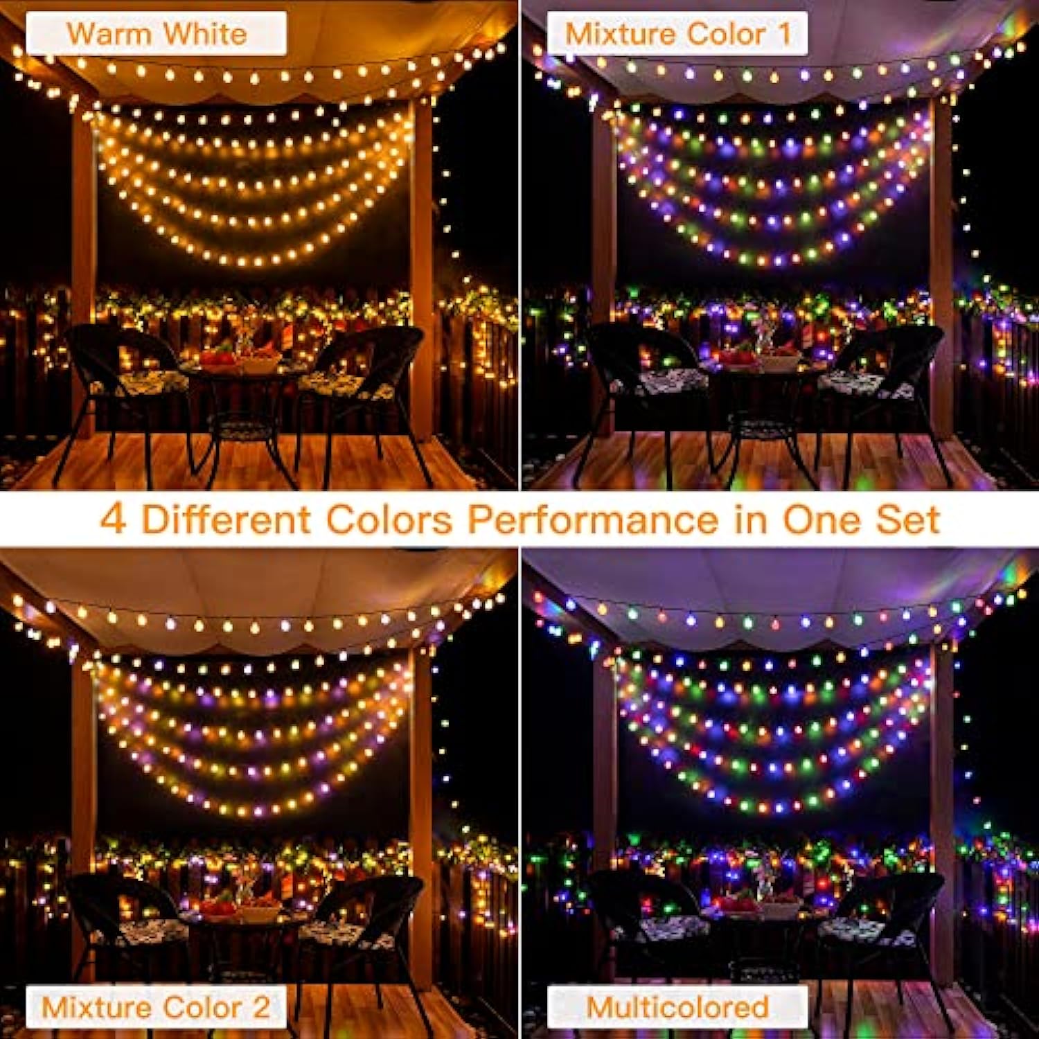 Solar String Lights Outdoor 50Led/30Led/20Led Crystal Globe Lights ...