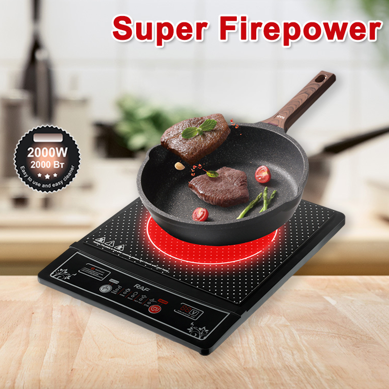 RAF Induction Cooker 2000W High Power Induction cooktop Energysaving Inverter Electric Stove