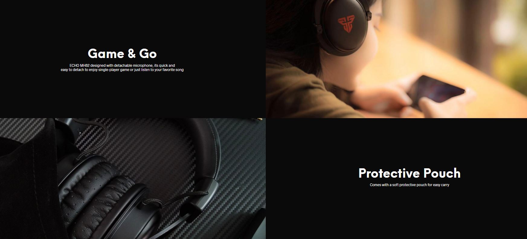 Fantech ECHO MH82 Gaming Headset Multi Platform Gaming Headphone with