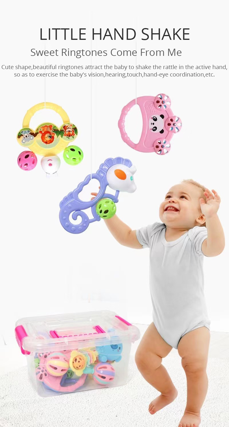 5 Pcs Baby Sensory Toys Baby Early Development Toys 5 Pcs Newborn Baby ...