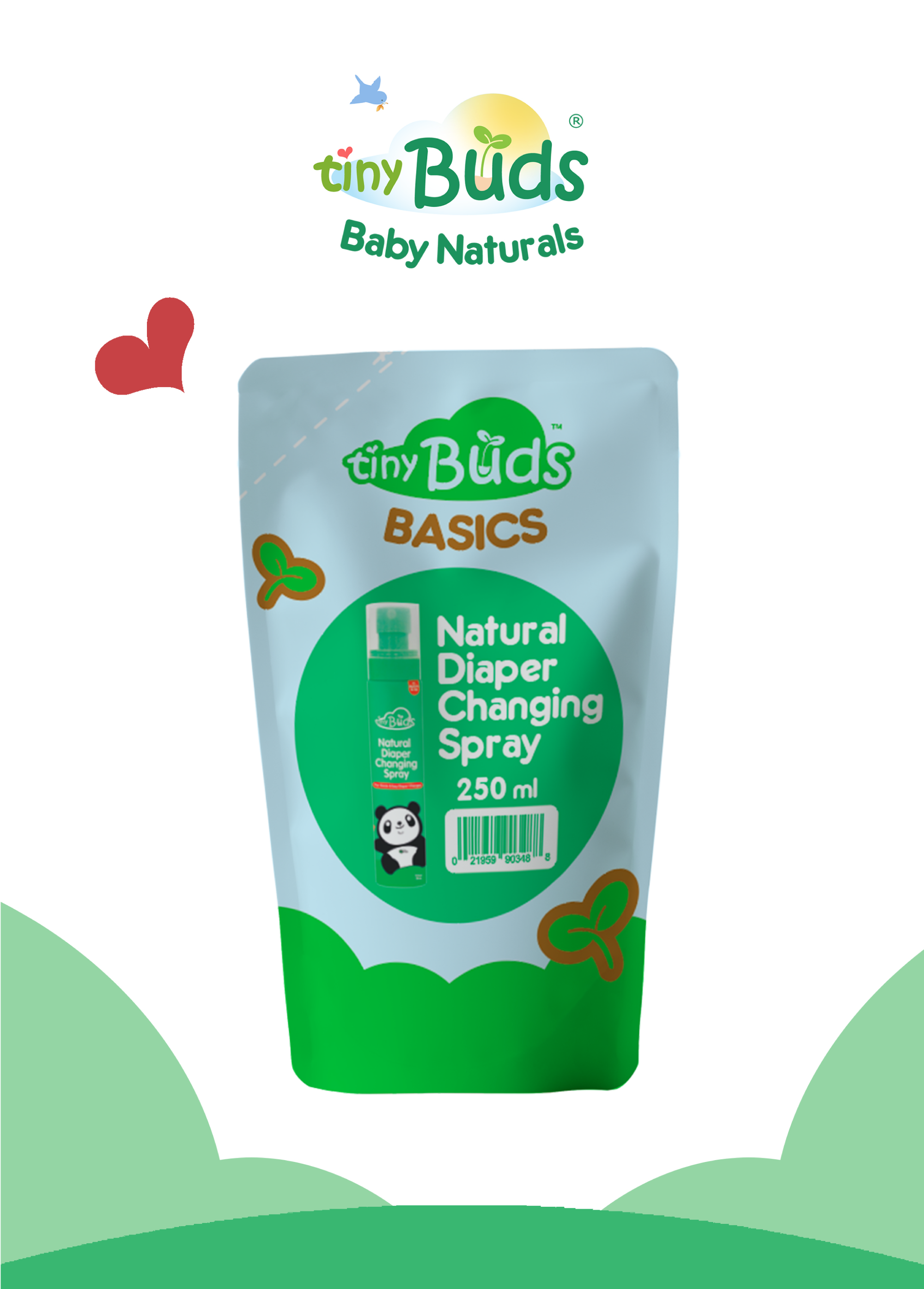 Tiny Buds Baby Diaper Changing Spray Refill 250ml | Shopee