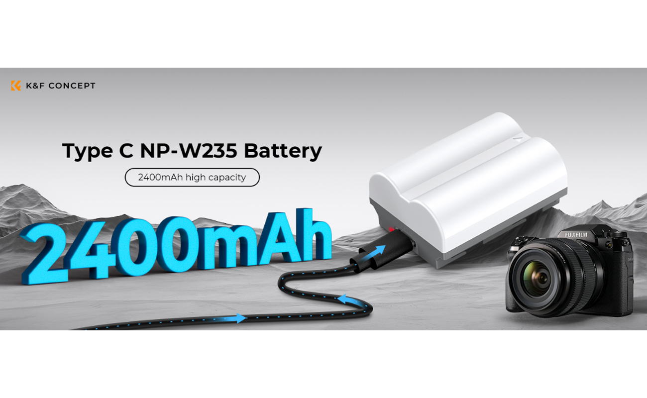 Batería Recargable Dot.Foto NP-W235 De 7.2V Y 2200mAh Para Cámaras Fujifilm GFX Y X Series, Larga Duración Y Protección Múltiple
