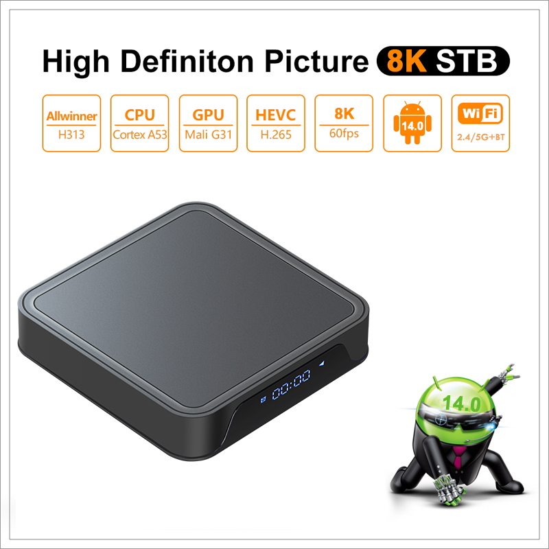 PhoneLook Android TV multimédia 4K Ultra HD Streaming Box Z6