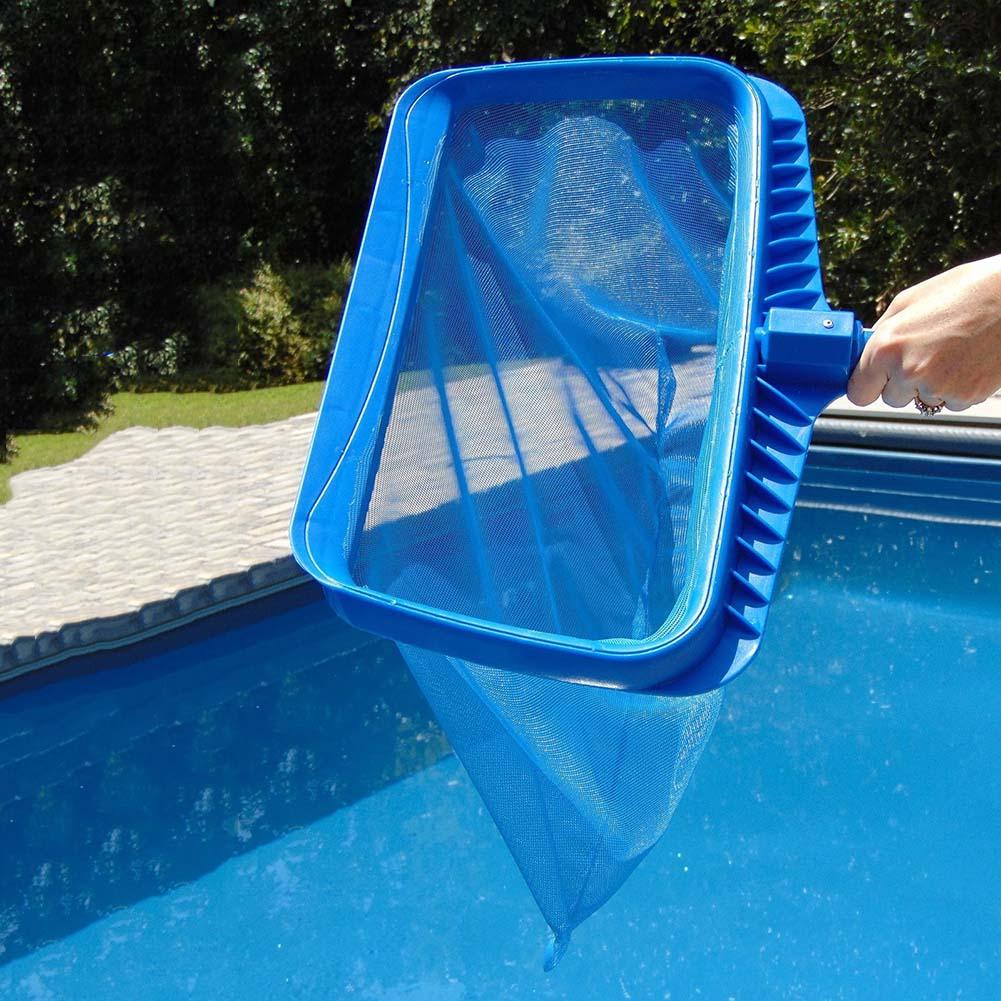 DE Heavy-duty Deep Water Net Swimming Pool Rake Bag Head Spas Skimmer ...