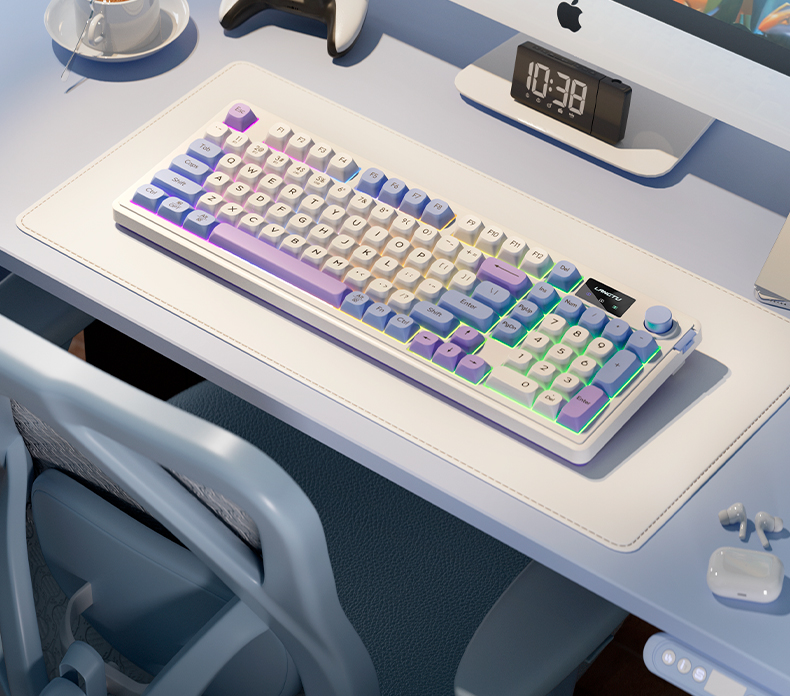 Langtu L98 Gasket Structure RGB Backlit With Knob Led Screen Tri-Mode ...