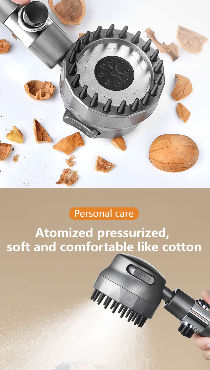 MANUYAMA Shower Head With Hose Set High Pressure Bathroom Shower 3 ...
